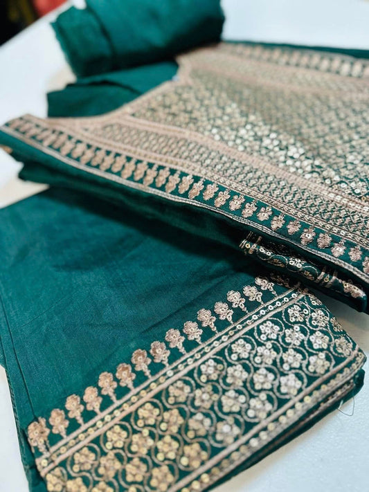 Bottle Green Shalwar