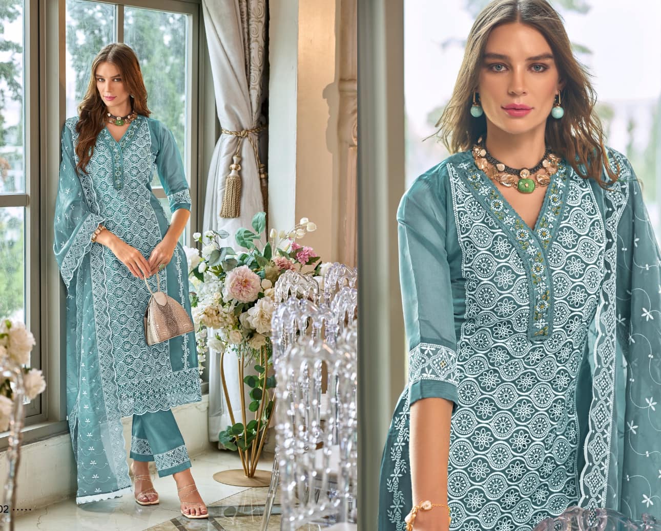 Summer Blossom - Blue