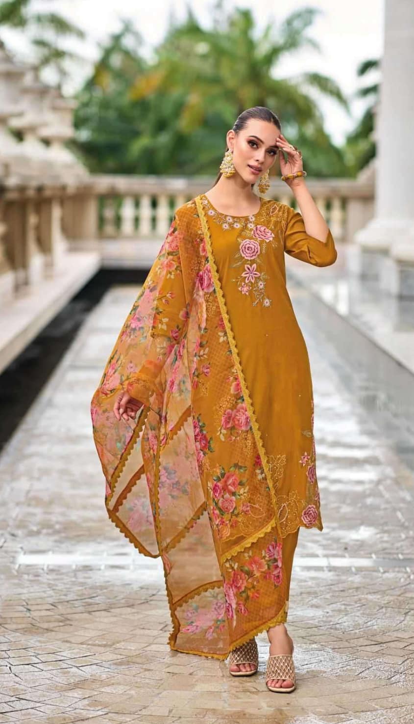 Cut work shalwar with bead and embroidery work