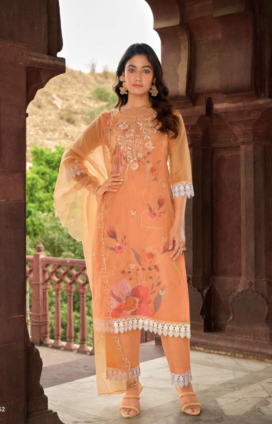 Floral Bloom - Orange