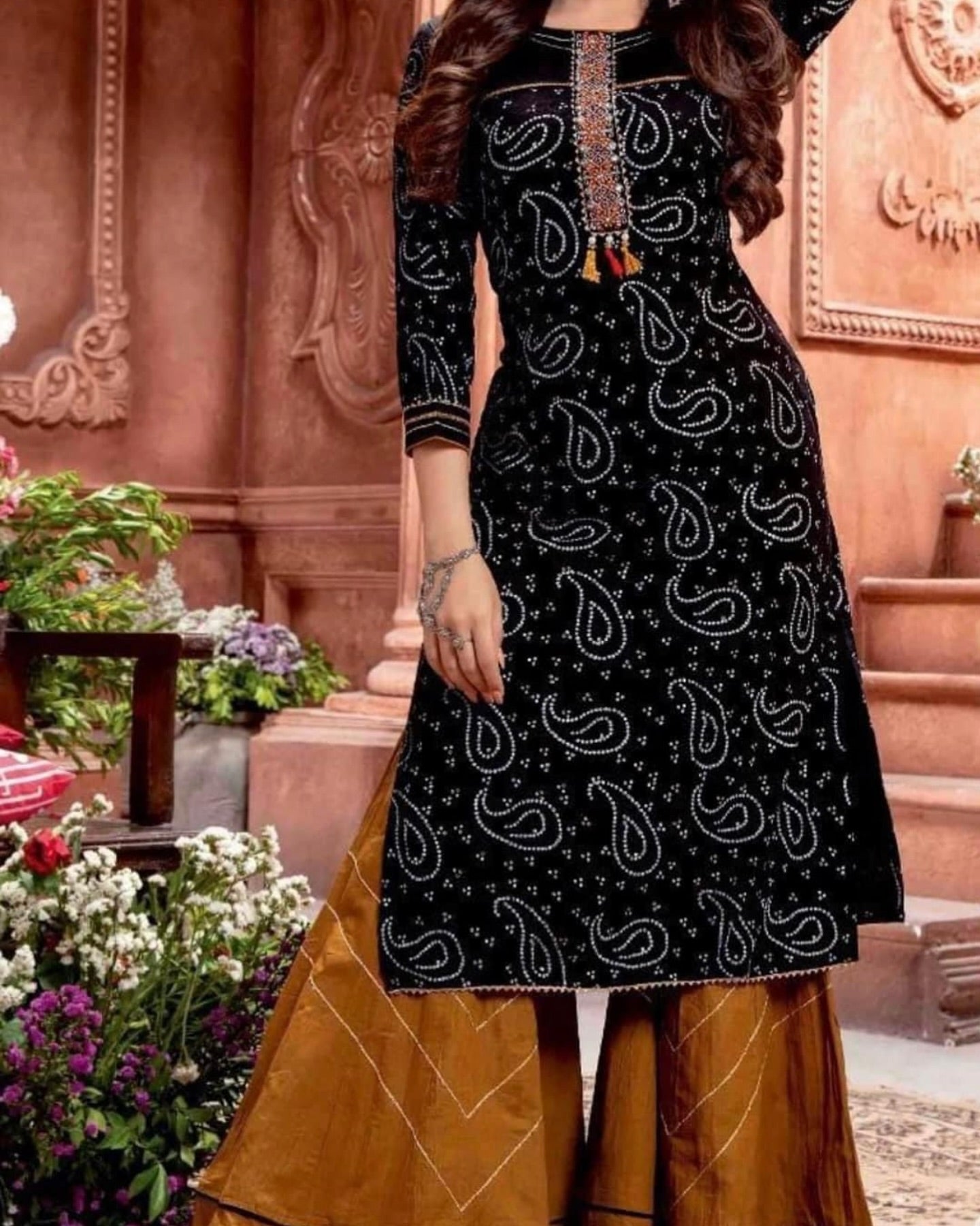 Kurti with Sharara Pants