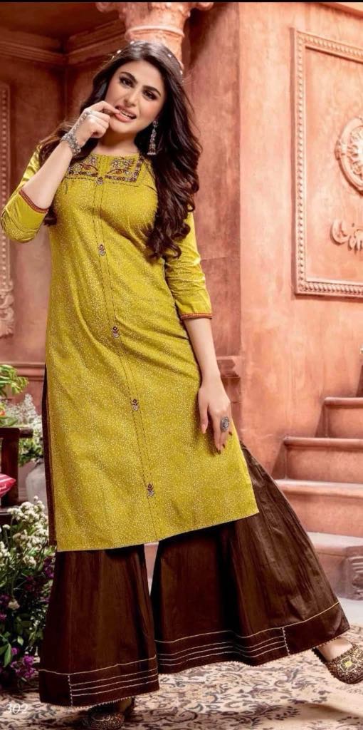 Kurti with Sharara Pants