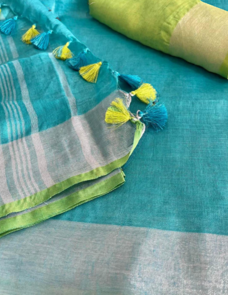 Linen Saree