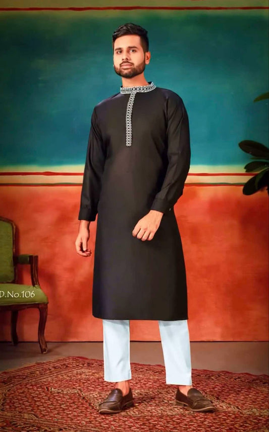 Men's Casual Kurti Set