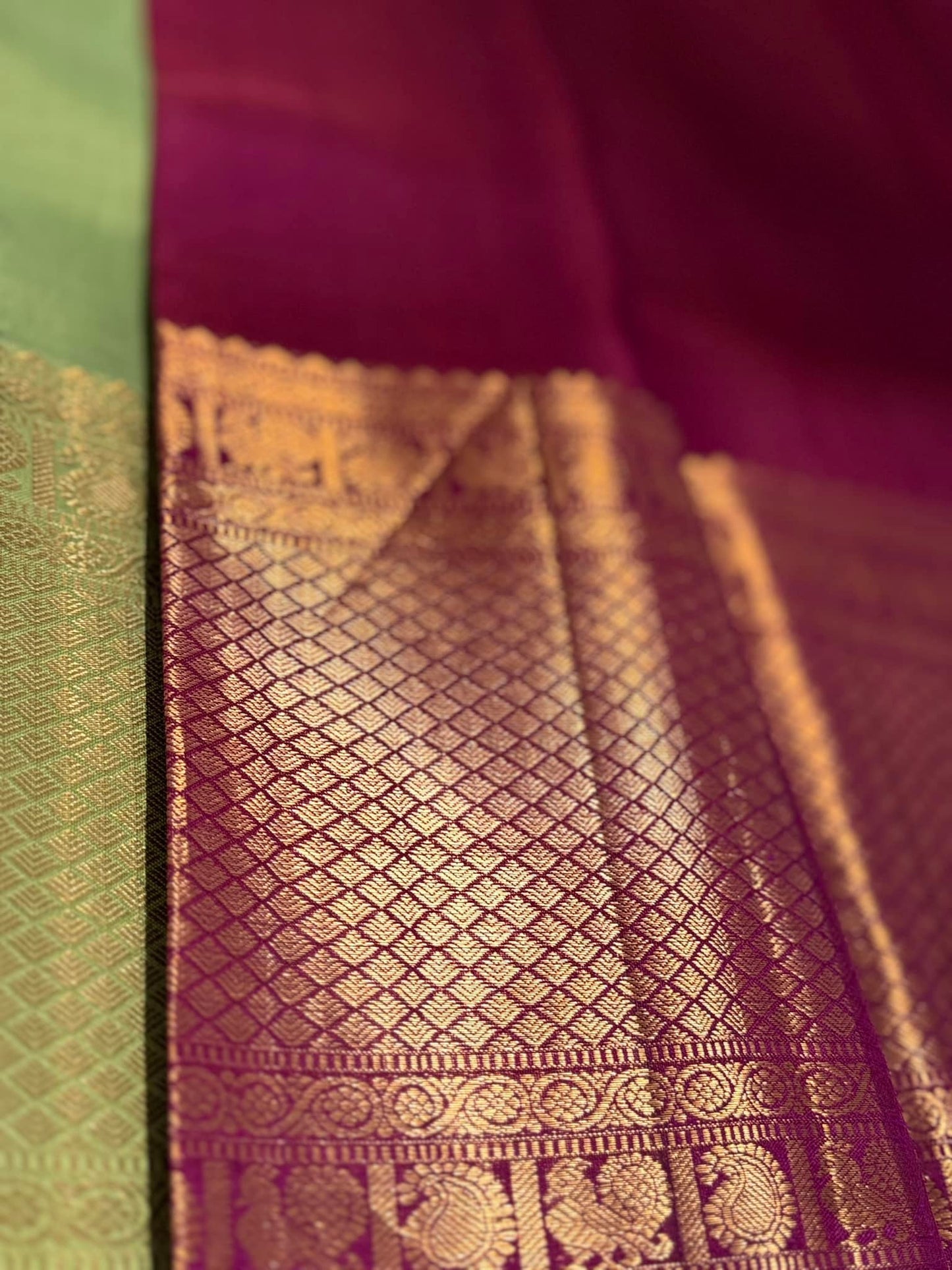 Apple Green Kanjivaram Silk