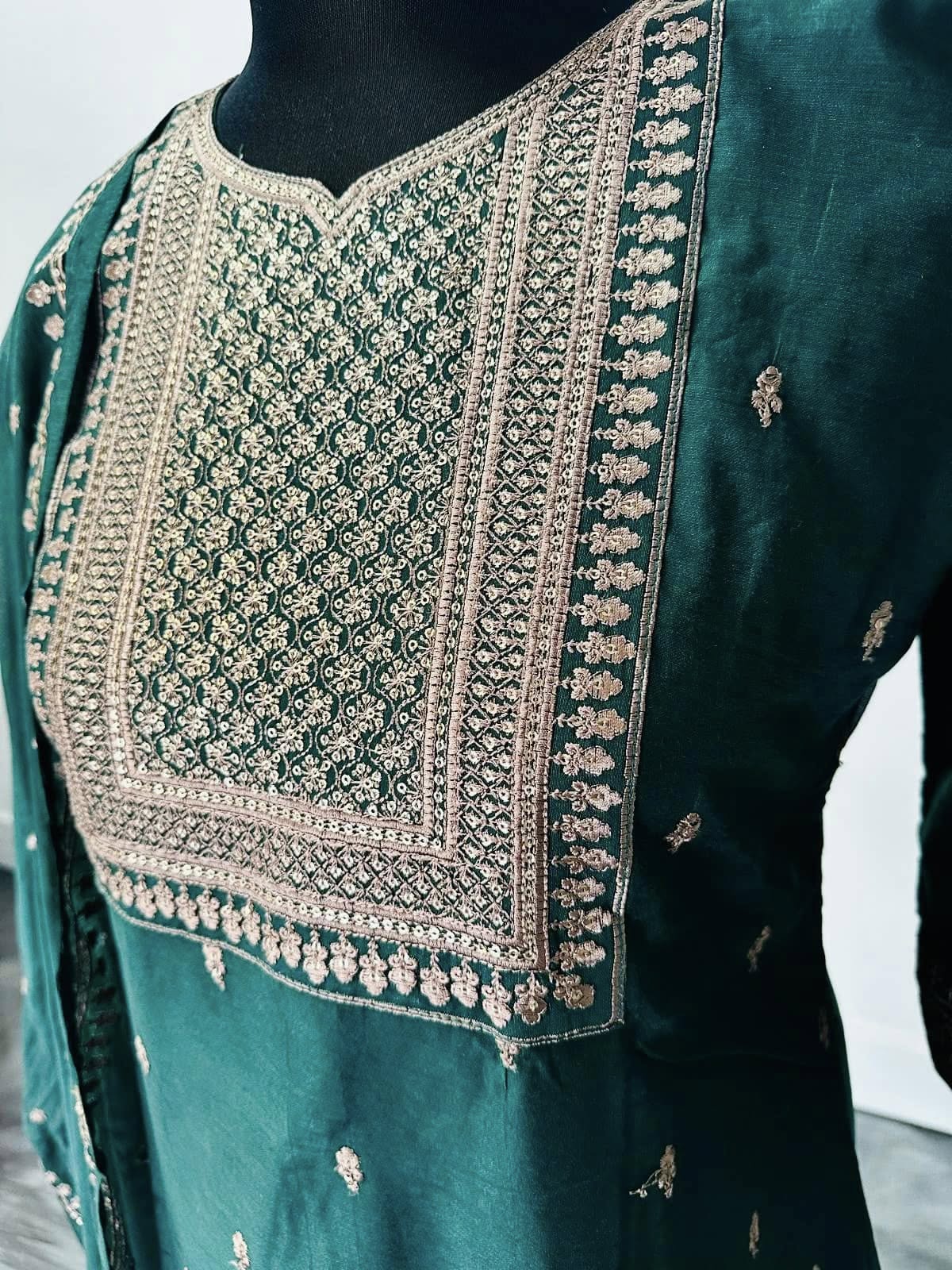 Bottle Green Shalwar