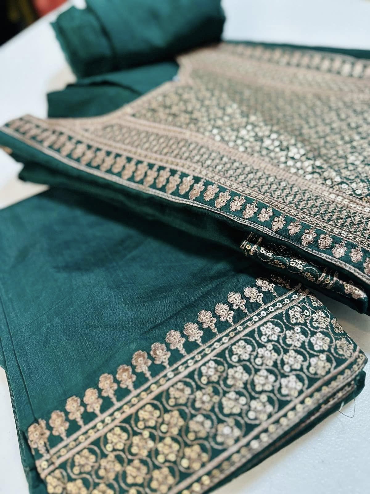 Bottle Green Shalwar