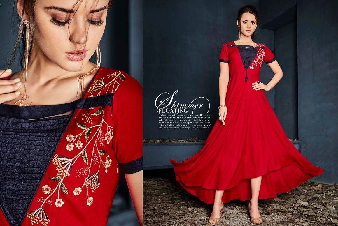 Red Long Kurti