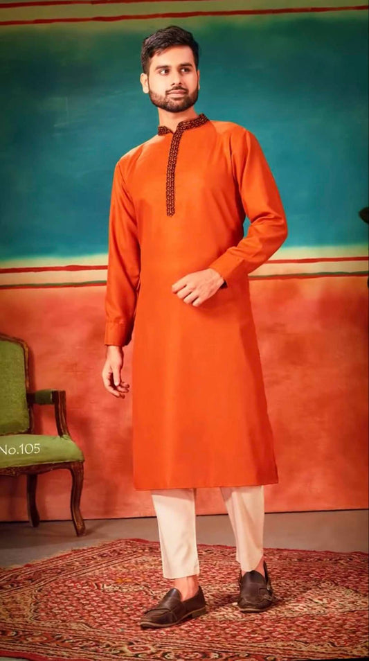 Men's Casual Kurti Set