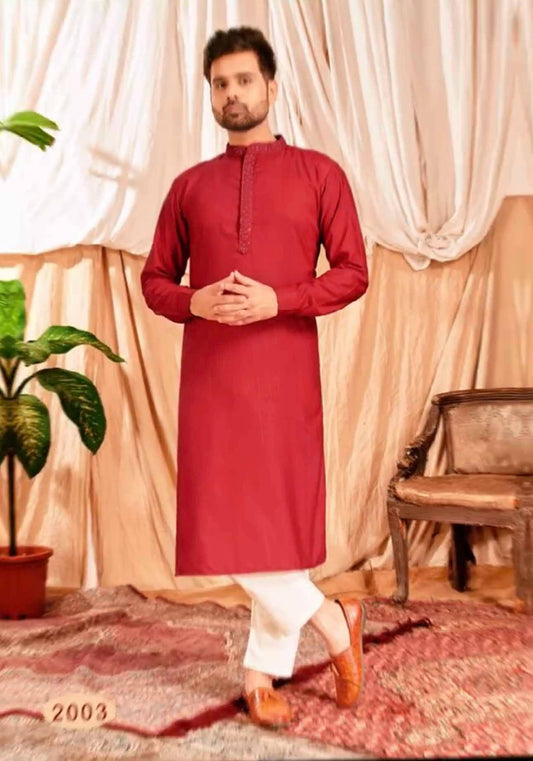 Men's Casual Kurti Set